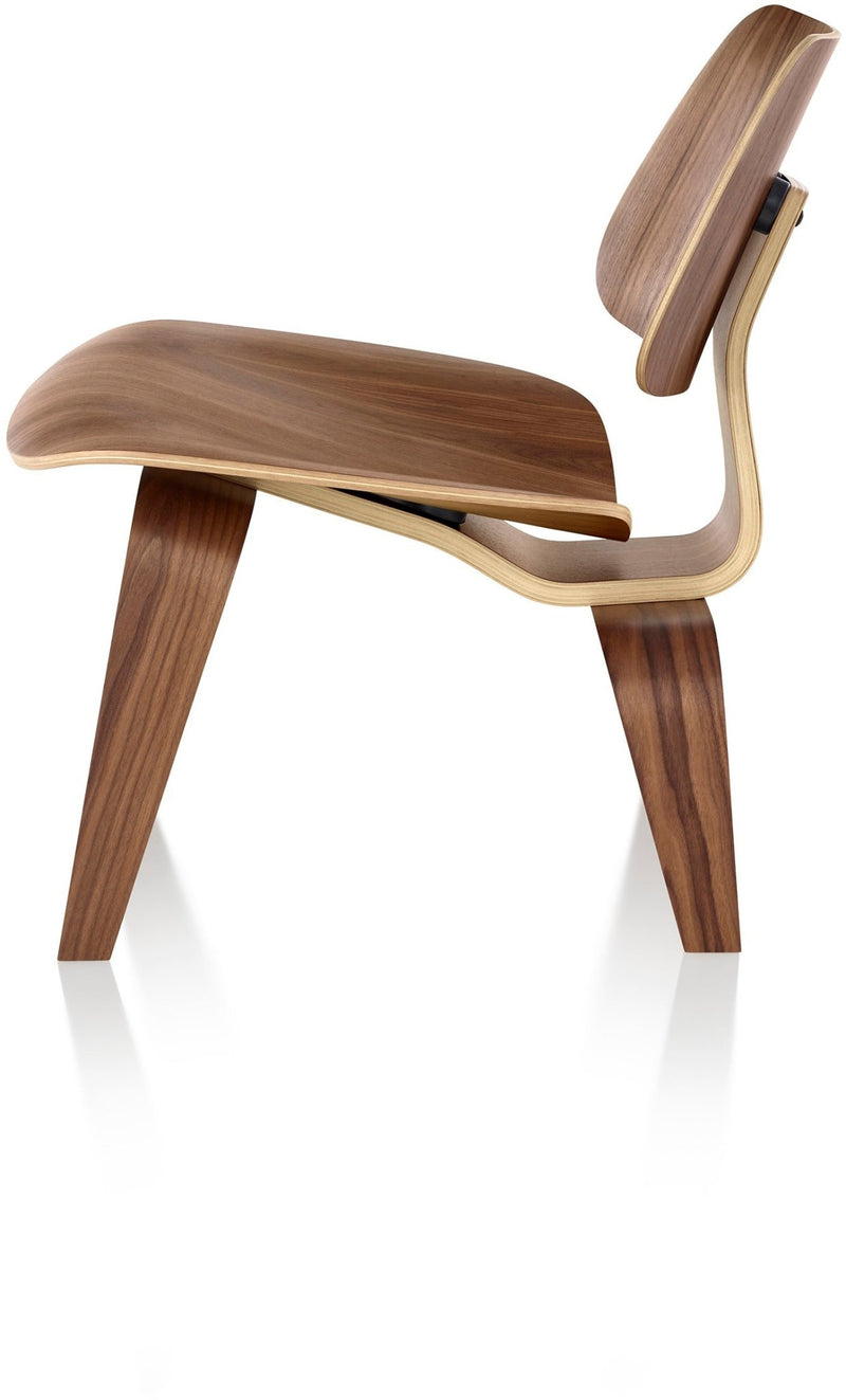 Eames® Molded Plywood Lounge Chair – Wood Base - Herman Miller® - Chairs - Walnut - HORNE