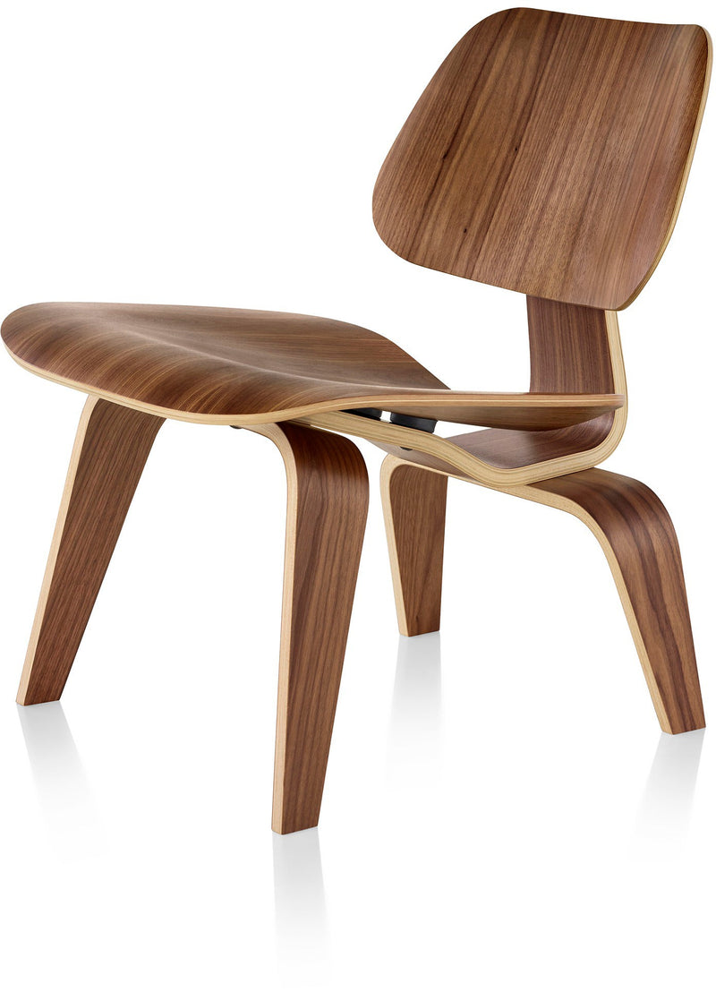Eames® Molded Plywood Lounge Chair – Wood Base - Herman Miller® - Chairs - Walnut - HORNE