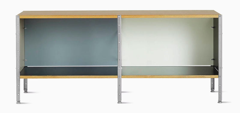 Eames® Storage Unit - 1x2 - Herman Miller® - Storage + Organization - Natural - Black - HORNE