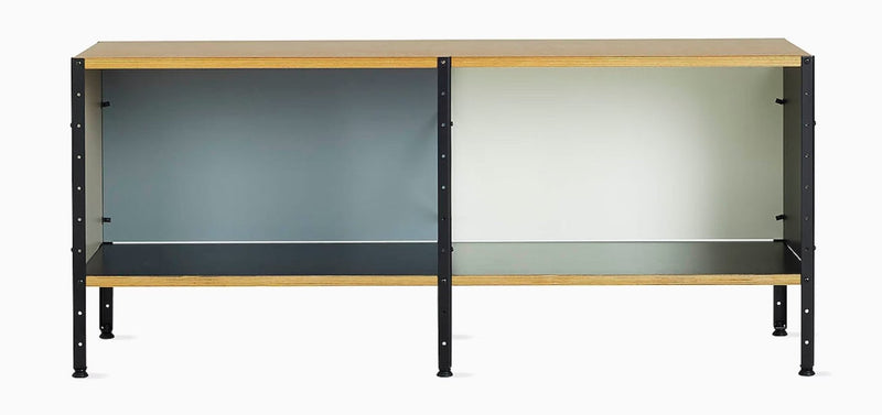 Eames® Storage Unit - 1x2 - Herman Miller® - Storage + Organization - Natural - Black - HORNE