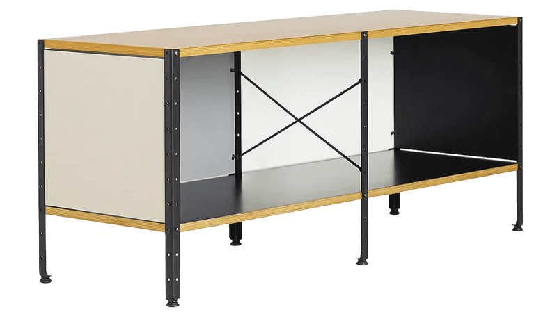 Eames® Storage Unit - 1x2 - Herman Miller® - Storage + Organization - Natural - Black - HORNE