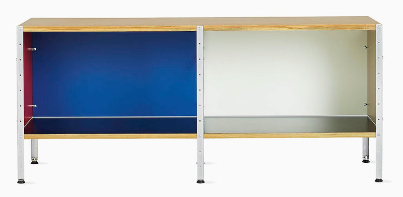 Eames® Storage Unit - 1x2 - Herman Miller® - Storage + Organization - Natural - Black - HORNE