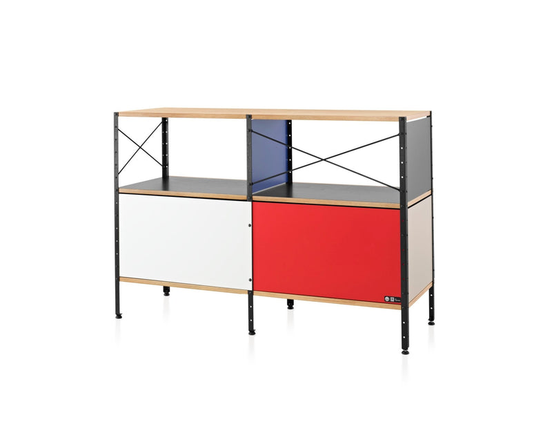 Eames® Storage Unit - 2x2 - Herman Miller® - Storage + Organization - Standard - Multicolor - Black - HORNE