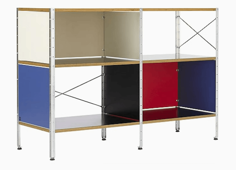 Eames® Storage Unit - 2x2 - Herman Miller® - Storage + Organization - Standard - Multicolor - Black - HORNE