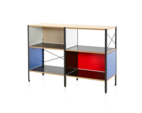 Eames® Storage Unit - 2x2 - Herman Miller® - Storage + Organization - Standard - Multicolor - Black - HORNE