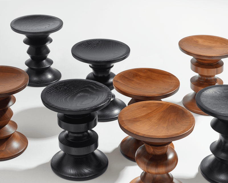 Eames® Turned Stool - Shape A - Herman Miller® - Stools + Benches + Ottomans - Walnut - HORNE