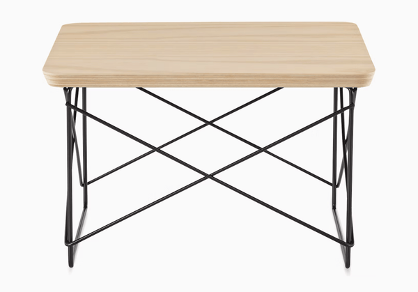 Eames® Wire Base Low Table - Herman Miller® - Tables - White Ash - Black - HORNE