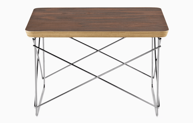Eames® Wire Base Low Table - Herman Miller® - Tables - White Ash - Black - HORNE