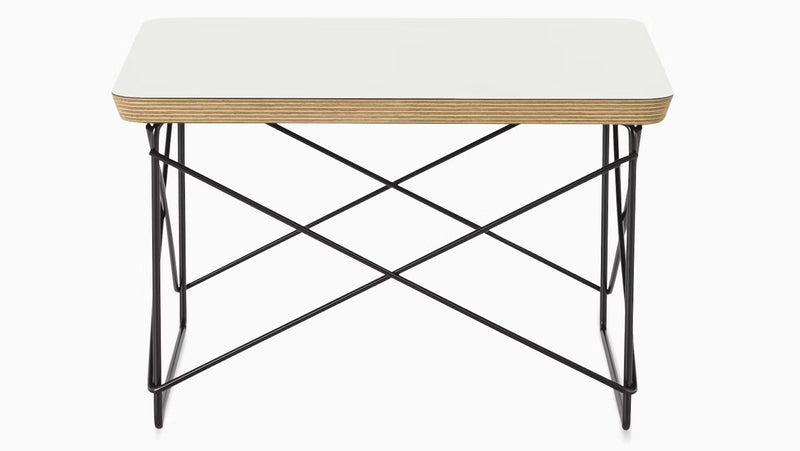 Eames® Wire Base Low Table - Herman Miller® - Tables - White Ash - Black - HORNE