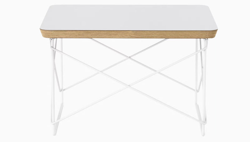 Eames® Wire Base Low Table - Herman Miller® - Tables - White Ash - Black - HORNE