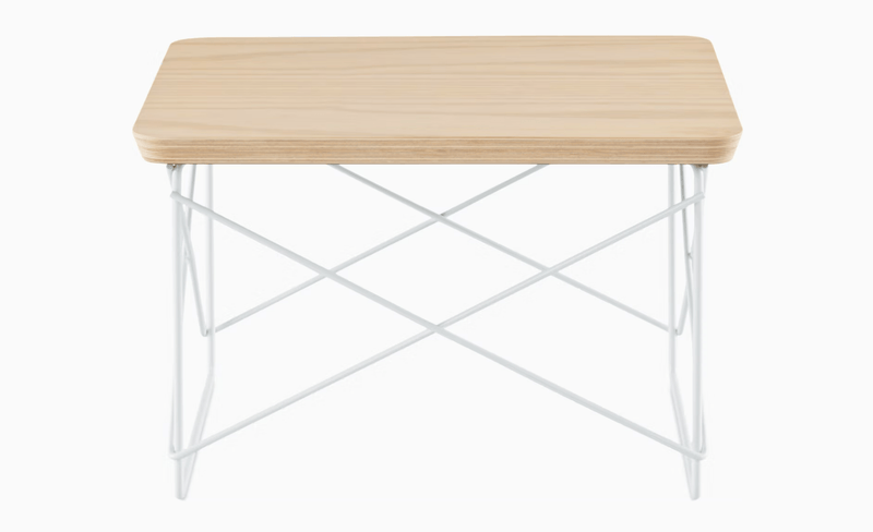 Eames® Wire Base Low Table - Herman Miller® - Tables - White Ash - Black - HORNE