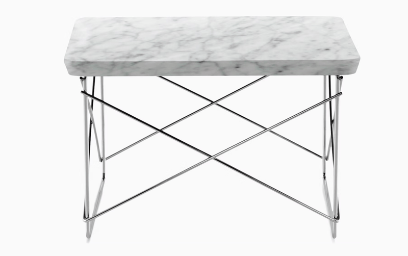 Eames® Wire Base Low Table - Herman Miller® - Tables - White Ash - Black - HORNE