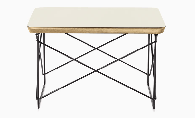 Eames® Wire Base Low Table - Herman Miller® - Tables - White Ash - Black - HORNE
