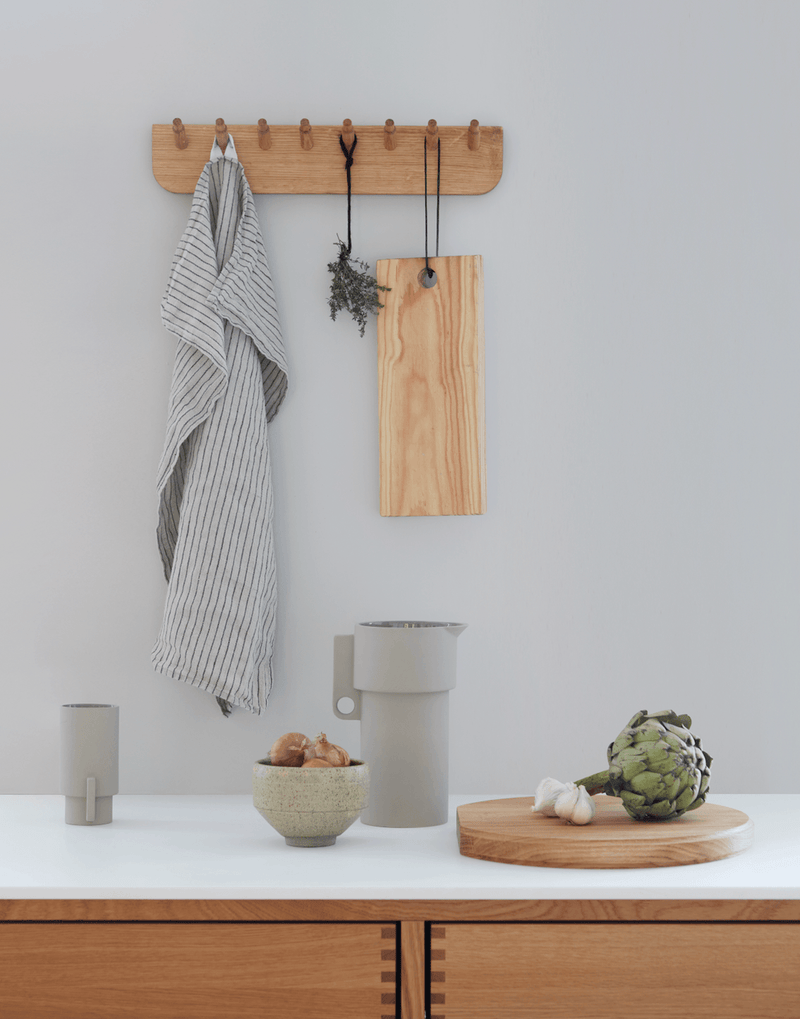 Echo Coatrack - Form + Refine - Coat + Key Racks - Small - Natural Oiled Oak - HORNE