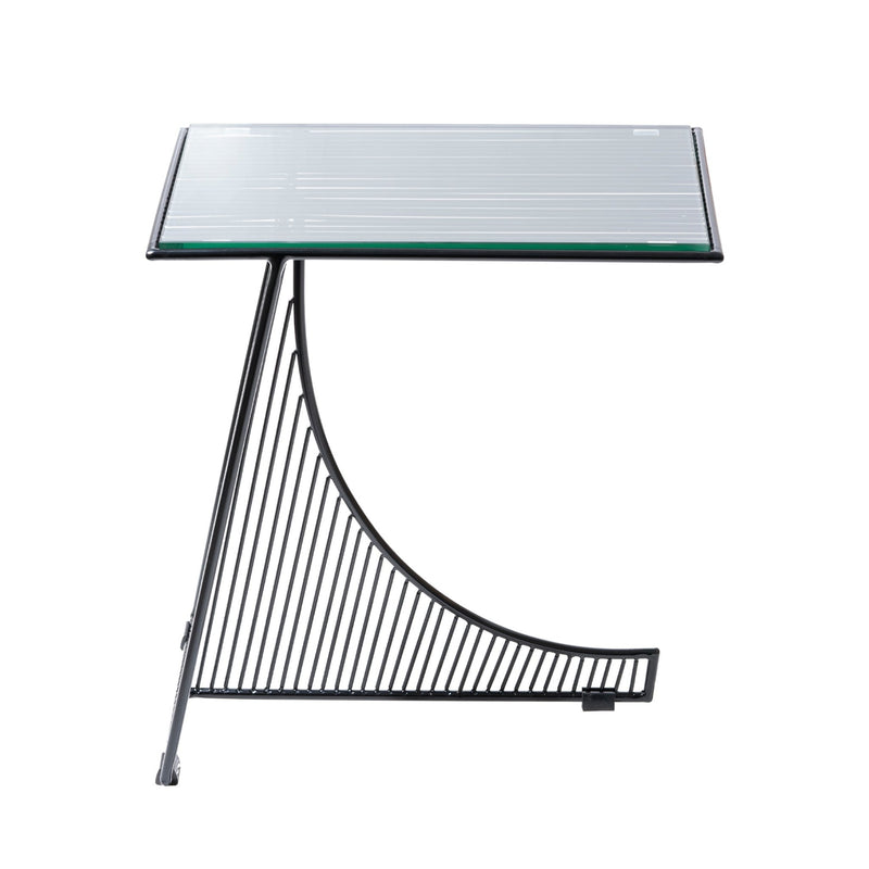 Eclipse Table w/ Glass Top - Bend Goods - Tables - Black - HORNE