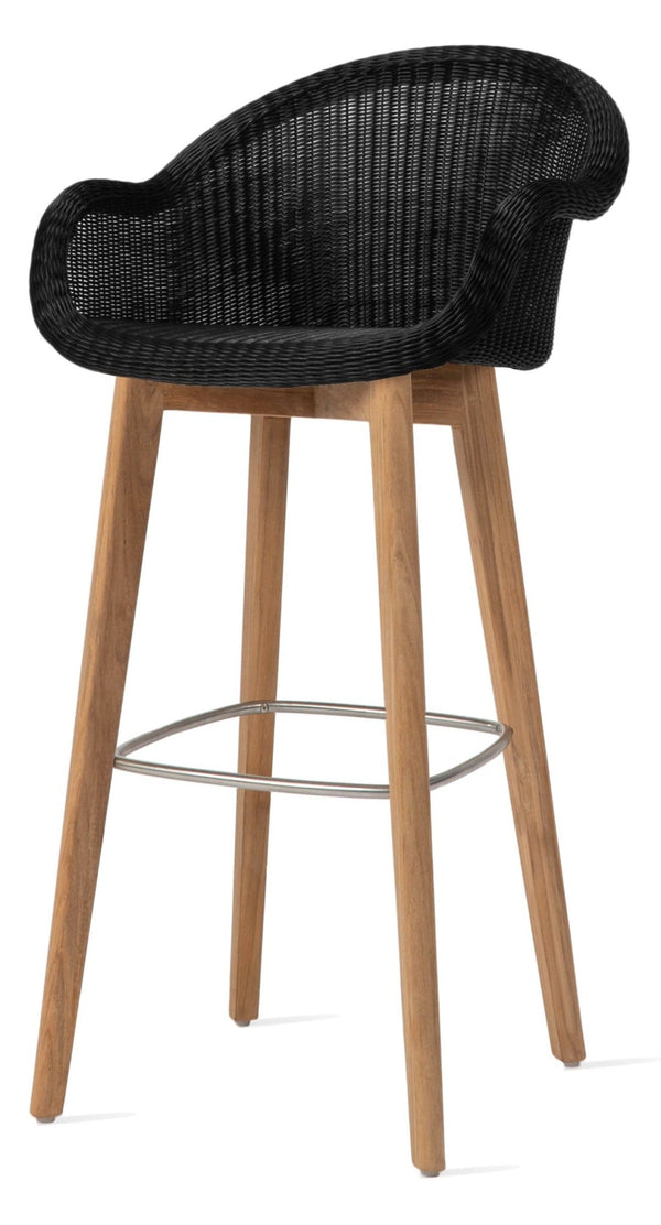 Edgard Bar Stool - Vincent Sheppard - Outdoor Furniture - Black - HORNE
