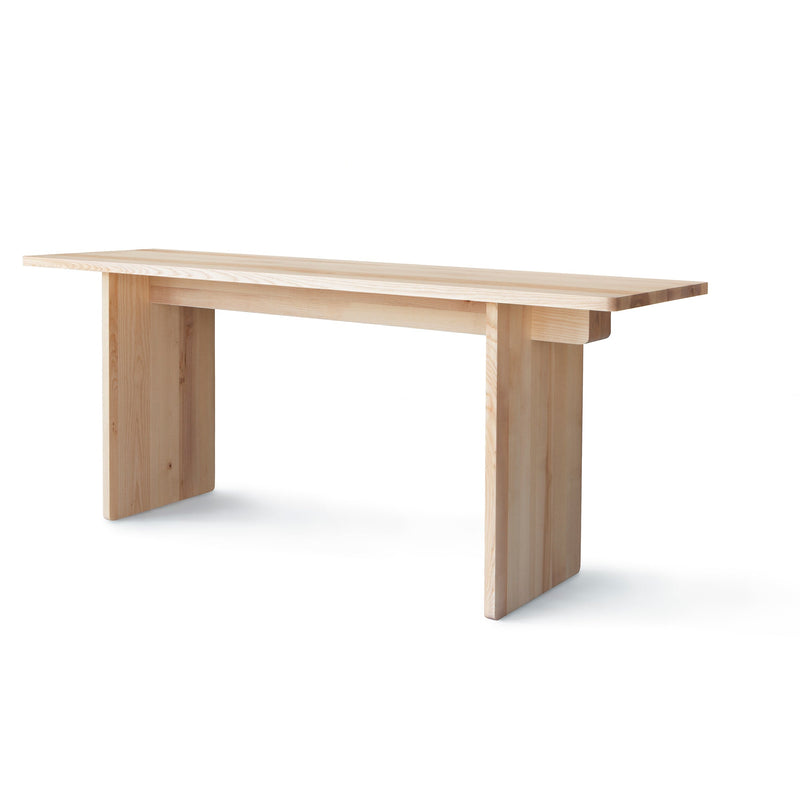 Edi High Table - Nikari - Tables + Desks - Natural Oiled Ash - 8.5' x 3' - No Tray or Flaps - HORNE