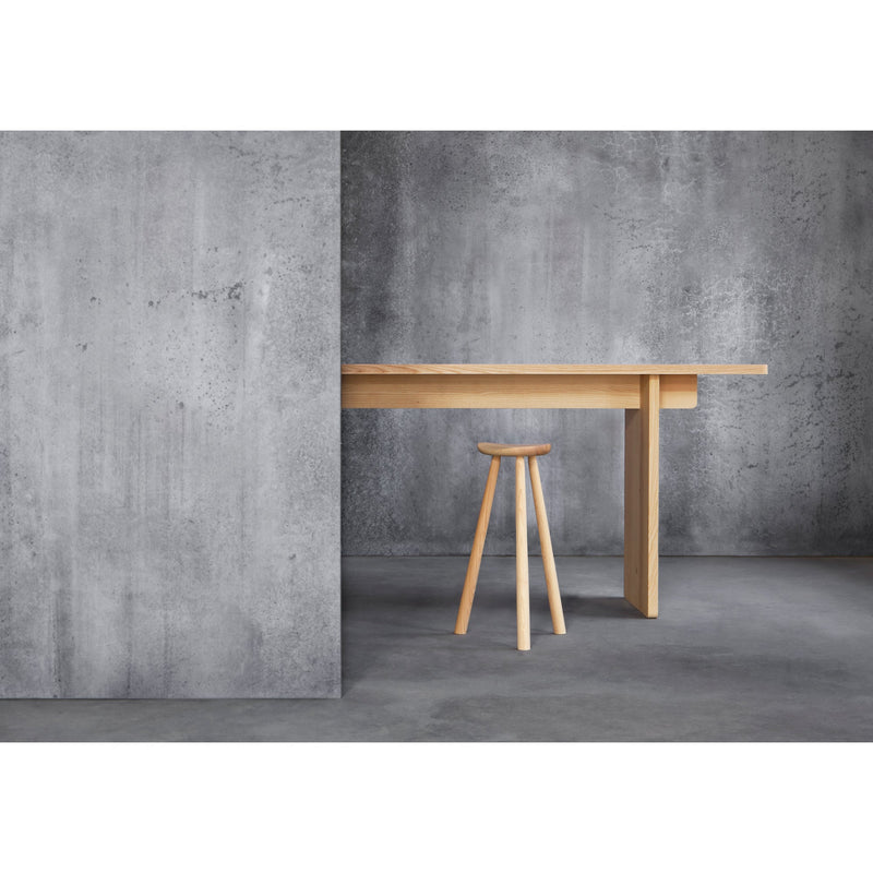 Edi High Table - Nikari - Tables + Desks - Natural Oiled Ash - 8.5' x 3' - No Tray or Flaps - HORNE