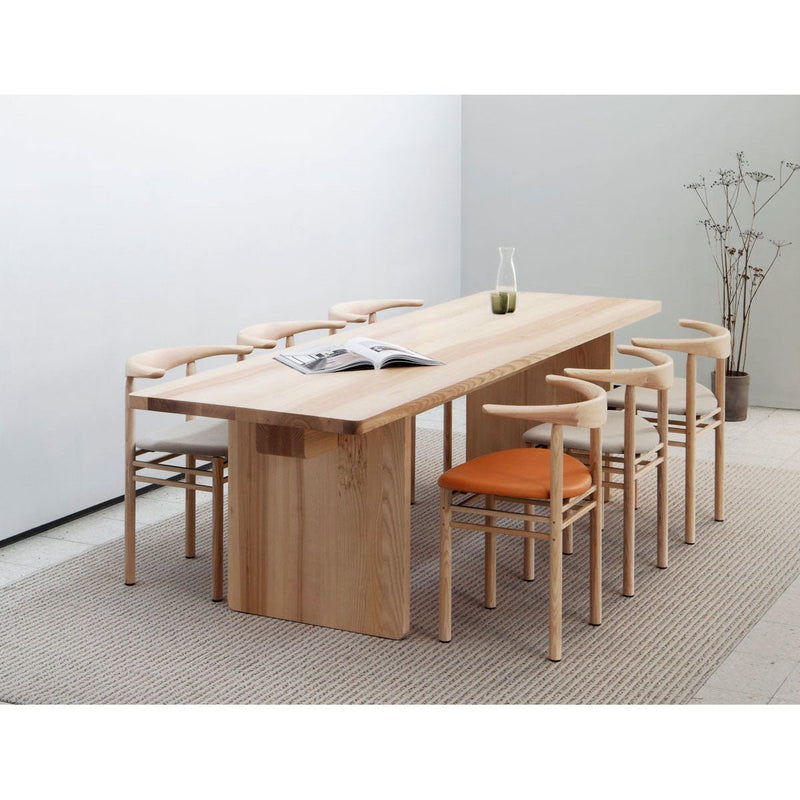Edi Table - Nikari - Tables + Desks - Natural Oiled Ash - Small - No Tray or Flaps - HORNE