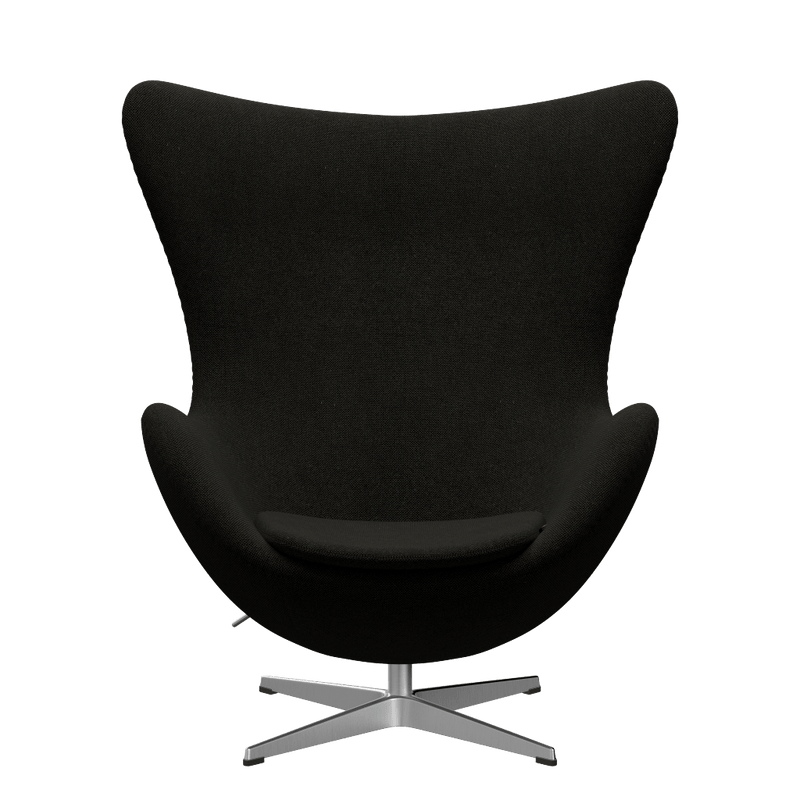 Egg™ Lounge Chair - Fritz Hansen - Chairs - Hallingdal 130 - Satin Polished Aluminum - HORNE