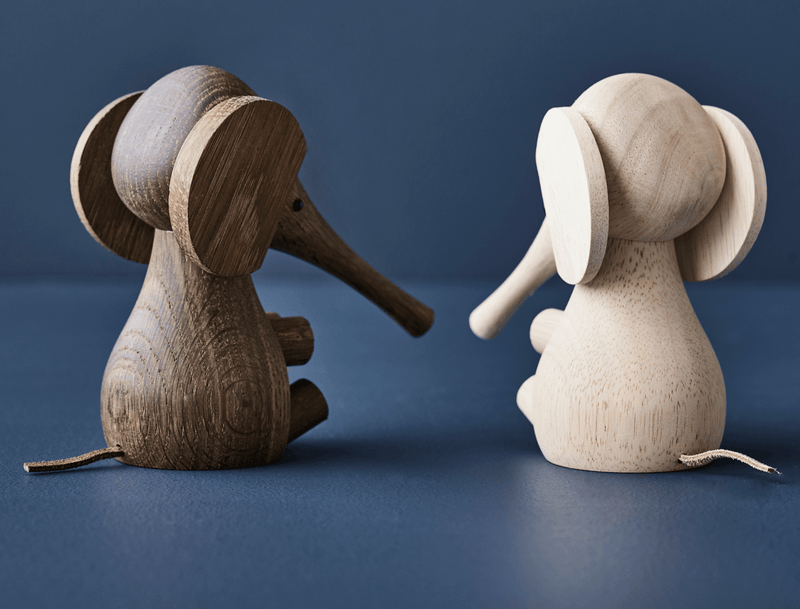 Elephant Collection - Lucie Kaas - Art + Objects - Smoked Oak - HORNE