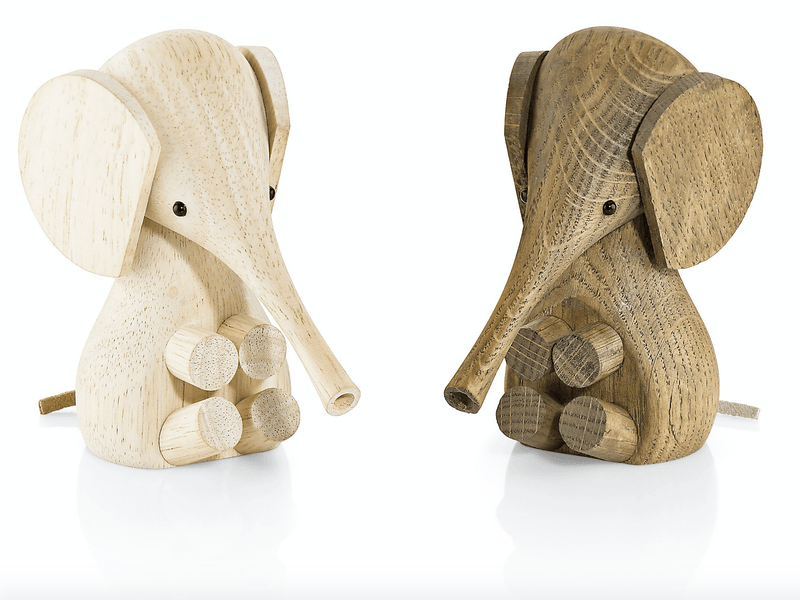 Elephant Collection - Lucie Kaas - Art + Objects - Smoked Oak - HORNE