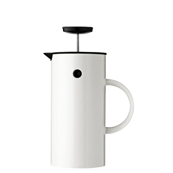 EM77 French Press - Stelton - Coffee + Tea - White - HORNE