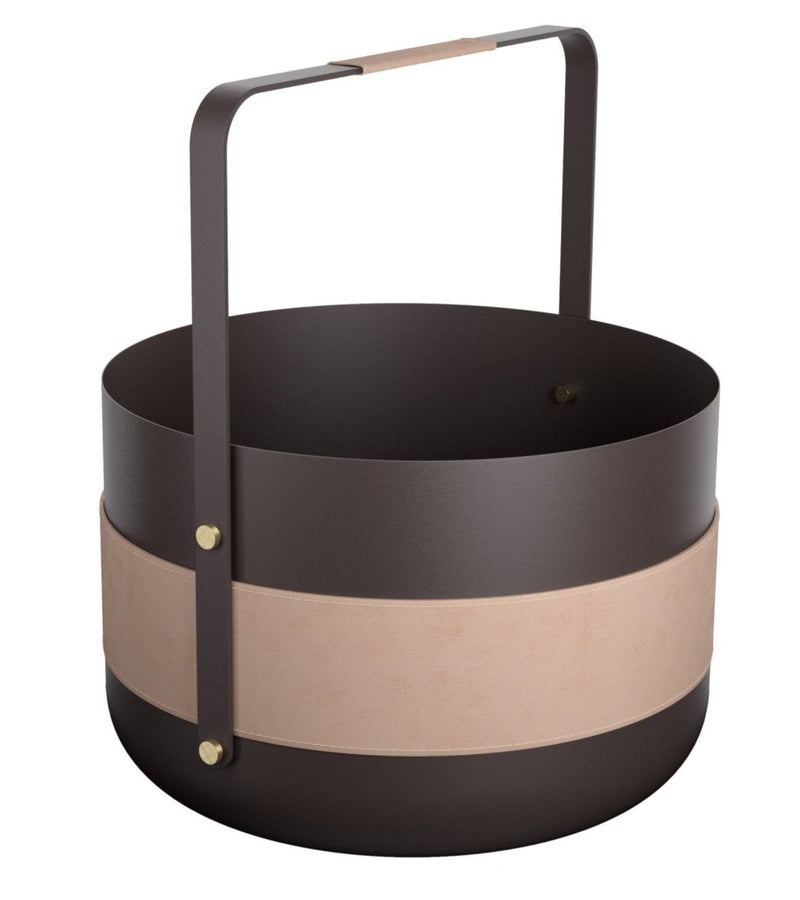 Emma Firewood Steel Basket by Eldvarm