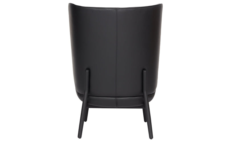 Enclose Armchair - Fogia - Chairs - Barnum - Pine - Black - HORNE