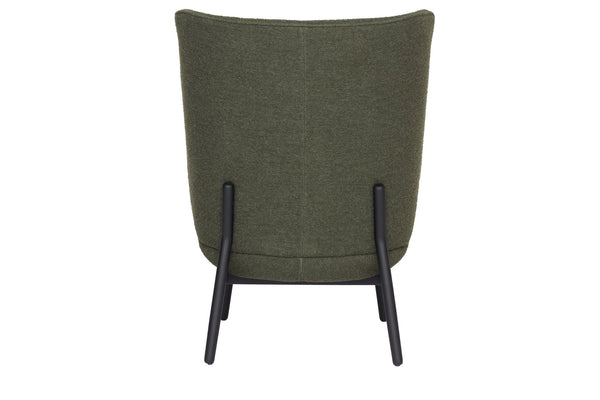 Enclose Armchair - Fogia - Chairs - Barnum - Pine - Black - HORNE
