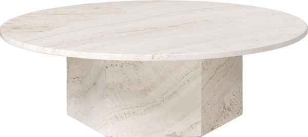 Epic Coffee Table - 43.3" Diameter - Gubi - Table + Task - Neutral White - HORNE
