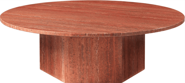 Epic Coffee Table - 43.3" Diameter - Gubi - Table + Task - Burnt Red - HORNE