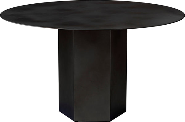 Epic Steel Dining Table - Gubi - Tables + Desks - Midnight Black - HORNE