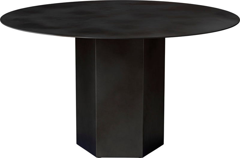 Epic Steel Dining Table - Gubi - Tables + Desks - Midnight Black - HORNE