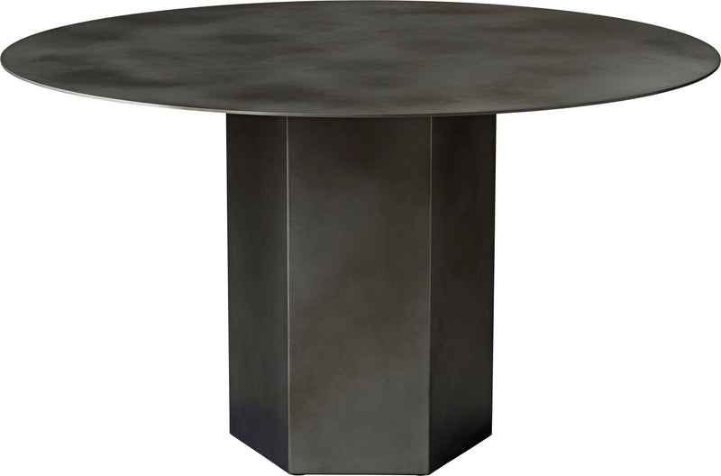 Epic Steel Dining Table - Gubi - Tables + Desks - Midnight Black - HORNE