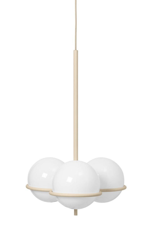 Era Chandelier - Ferm Living - Pendants - Eggshell - HORNE
