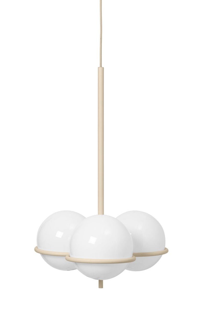 Era Chandelier - Ferm Living - Pendants - Eggshell - HORNE