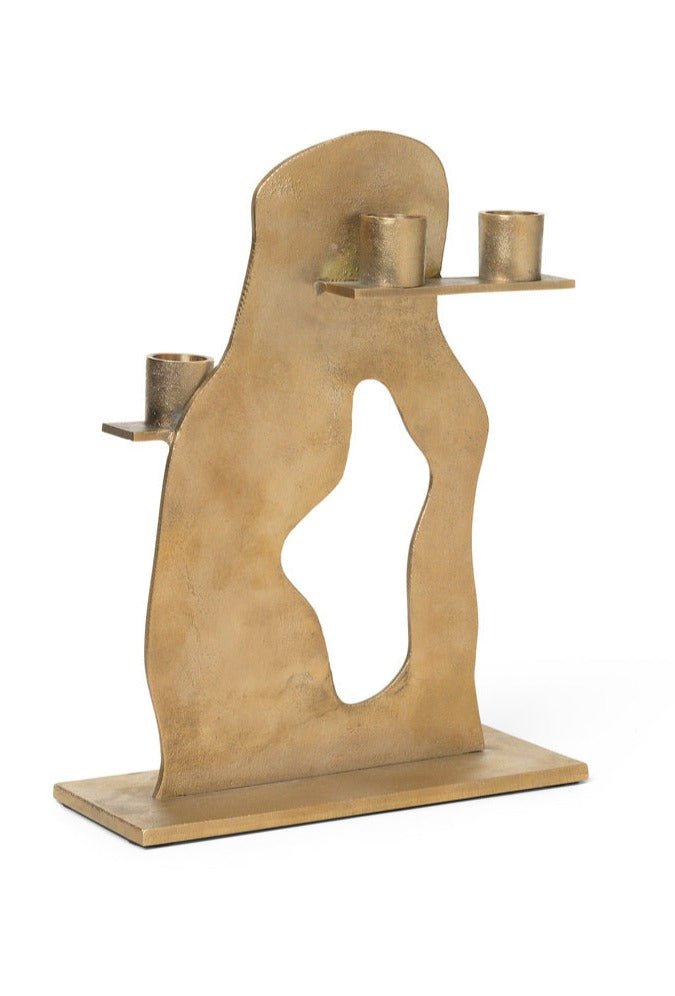 Erode Candle Holder - Ferm Living - Candle Holders - Black - HORNE