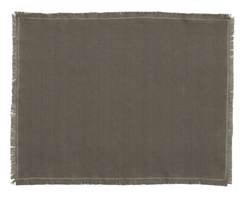 Essential Cotton Placemat - Set of 4 - Hawkins New York - Kitchen + Table Linens - Ivory - HORNE