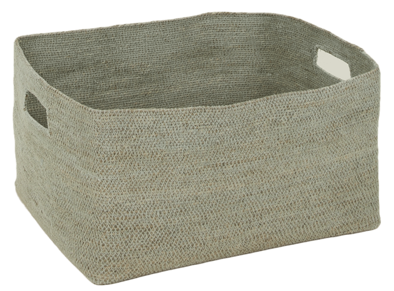 Essential Low Basket - Hawkins New York - Storage + Organization - White - HORNE