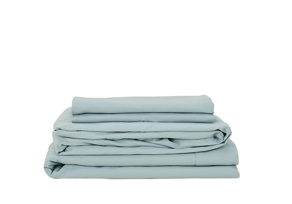 Essential Percale Sheet Set - Hawkins New York - Bedding + Pillows - Queen - White - HORNE