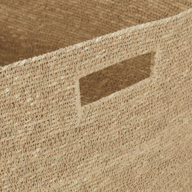 Essential Square Basket - Hawkins New York - Storage + Organization - White - HORNE