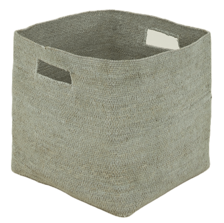 Essential Square Basket - Hawkins New York - Storage + Organization - White - HORNE