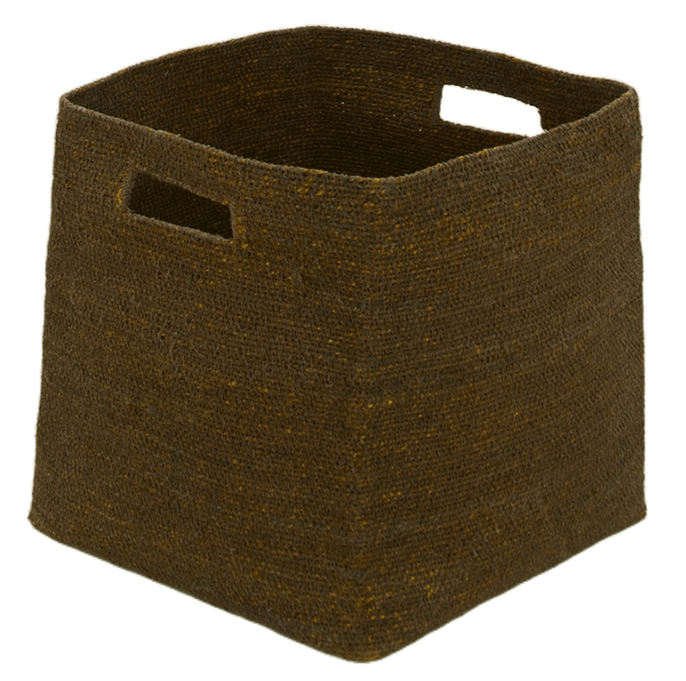 Essential Square Basket - Hawkins New York - Storage + Organization - White - HORNE