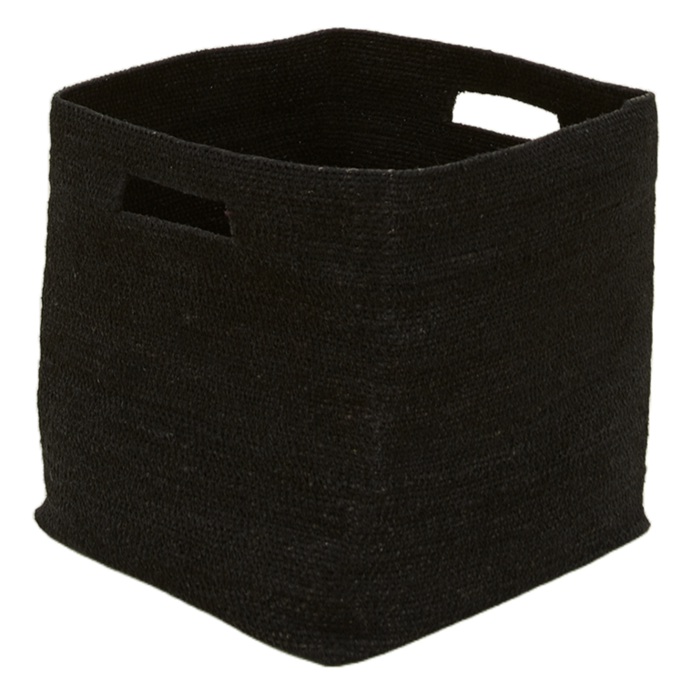 Essential Square Basket - Hawkins New York - Storage + Organization - White - HORNE