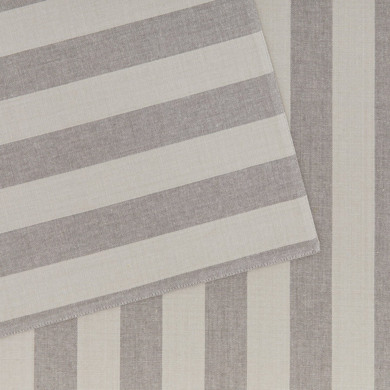 Essential Striped Placemat - Set of 4 - Hawkins New York - Kitchen + Table Linens - Ivory/ Flax - HORNE