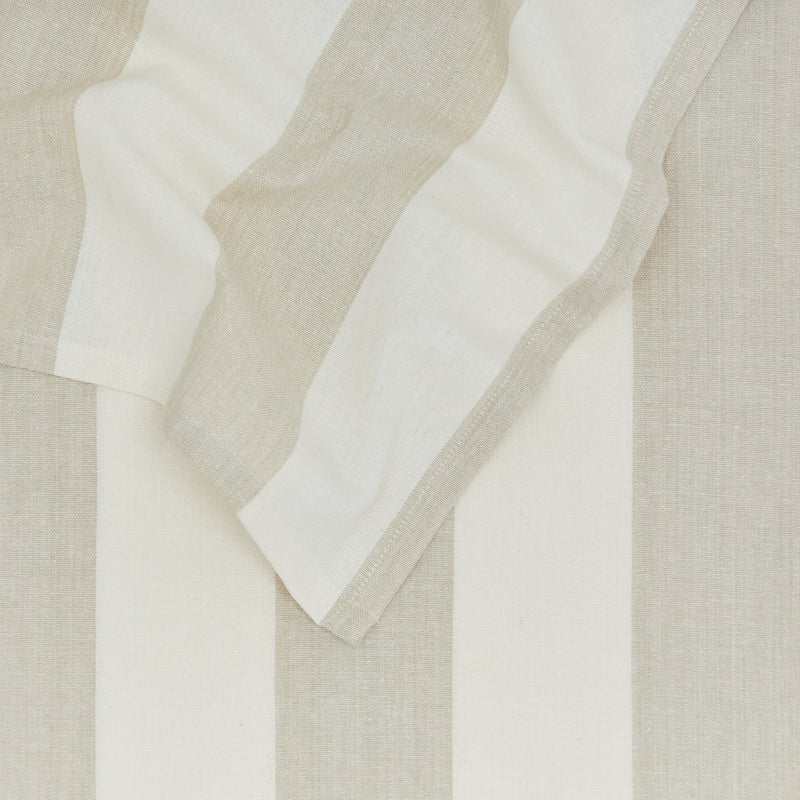 Essential Striped Tablecloth - Hawkins New York - Kitchen + Table Linens - Ivory/ Flax - HORNE