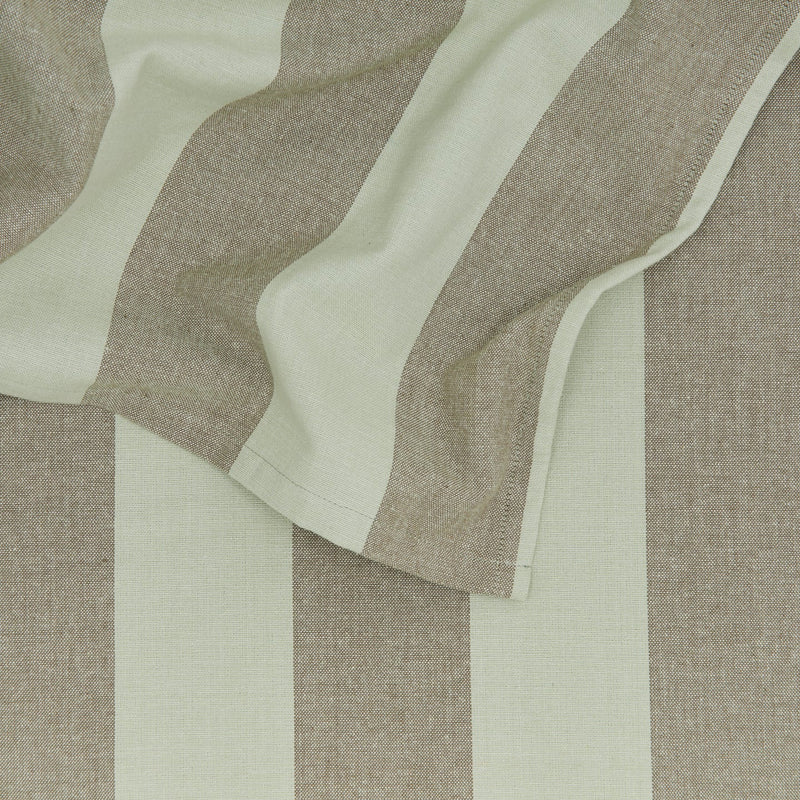 Essential Striped Tablecloth - Hawkins New York - Kitchen + Table Linens - Ivory/ Flax - HORNE