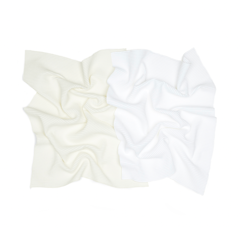 Essential Waffle Dish Towels - Set of 2 - Hawkins New York - Kitchen Tools - Ivory/White - HORNE
