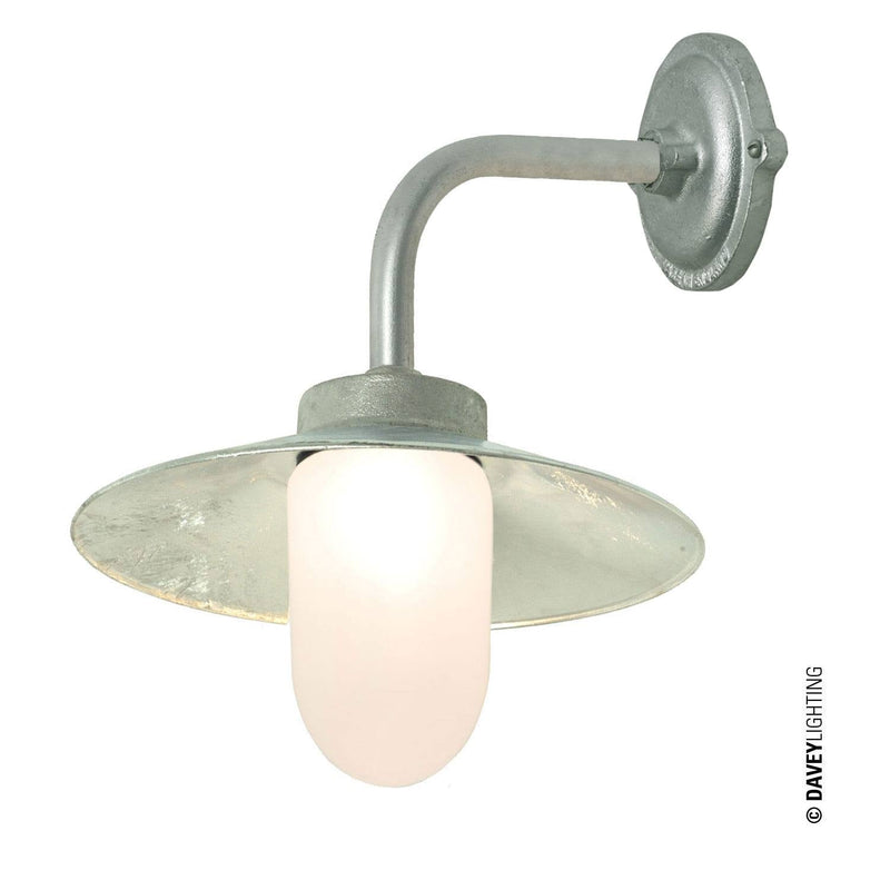 Exterior Right Angle Bracket Light - Davey Lighting - Outdoor Lights - Bronze, Clear Glass - HORNE